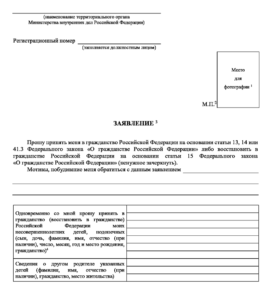 Заявление на гражданство рф по 187 указу образец заполнения