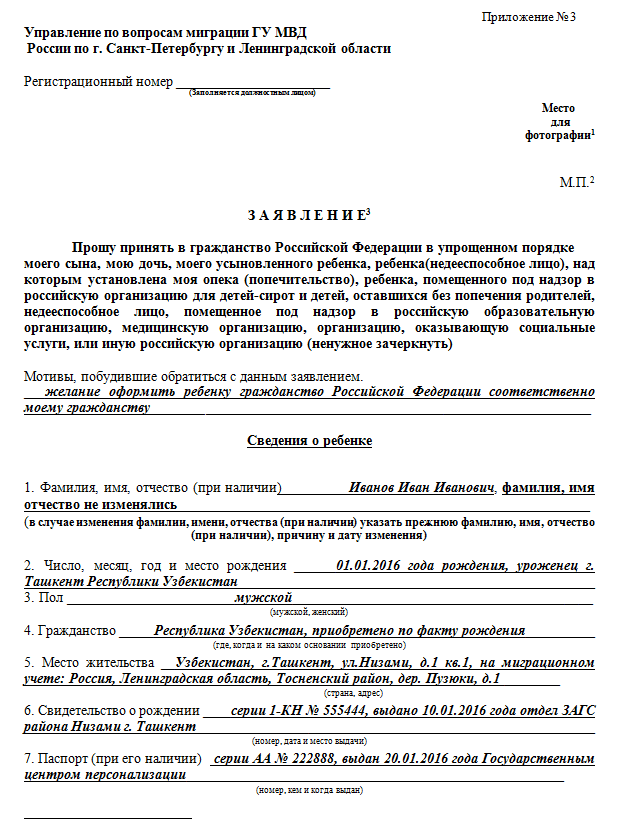 Инструкция: пишем заявление на получение гражданства РФ